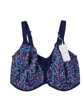 Elomi Energise Sports Bra, High Support, Underwire,Full Coverage, Sz 36K, NWT
